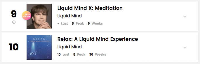 Liquid Mind Music On The Usa Itunes Charts