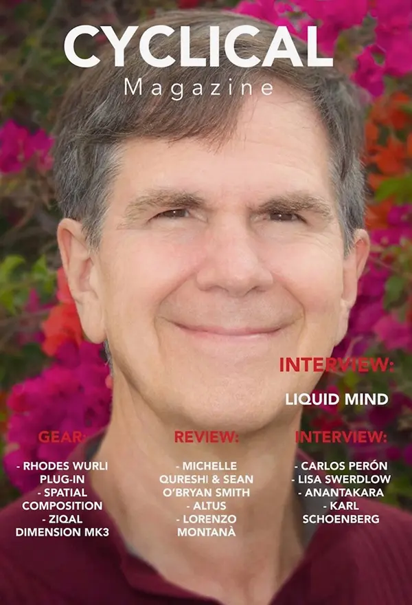 Chuck on the cover of Cyclical Magazine